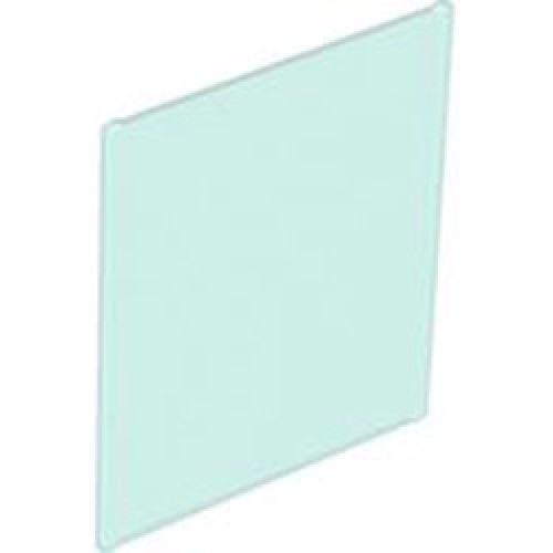 Glass for Frame 1x6x6 Transparent Light Blue
