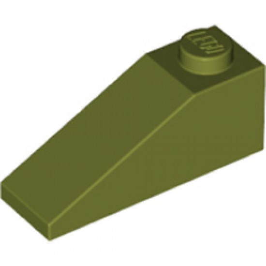 Roof Tile 1x3 / 25 Degree Olive Green