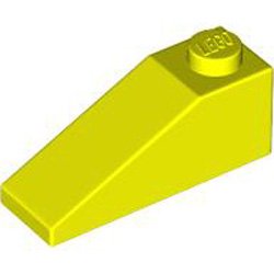 Roof Tile 1x3 / 25 Degree Vibrant Yellow