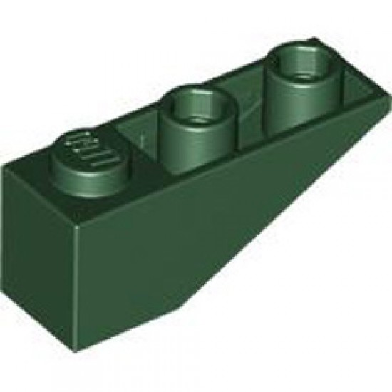 Roof Tile 1x3/25 Degree Inverted Earth Green