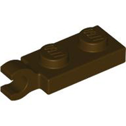 Plate 2x1 with Holder Vertical Dark Brown Plate 2x1 with Holder Vertical Dark Brown