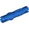 Connector Peg with Friction 3M with 1 Hole Bright Blue