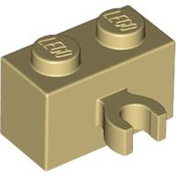 Brick 1x2 with Horizontal Holder Brick Yellow Brick 1x2 with Horizontal Holder Brick Yellow
