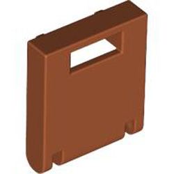 Mailbox Front 2x2 Dark Orange