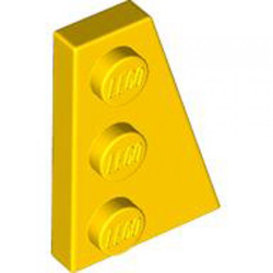 Right Plate 2x3 with Angle Bright Yellow