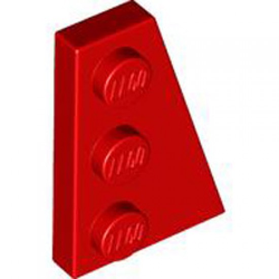 Right Plate 2x3 with Angle Bright Red