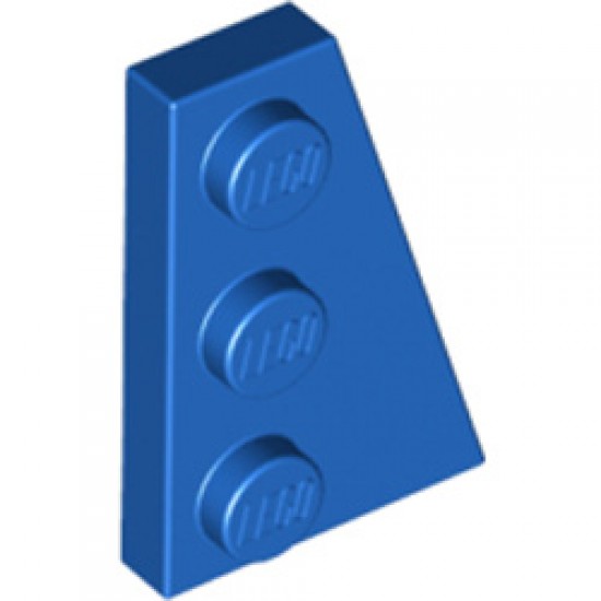 Right Plate 2x3 with Angle Bright Blue