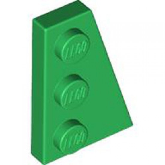 Right Plate 2x3 with Angle Dark Green