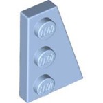 Right Plate 2x3 with Angle Light Royal Blue