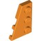 Left Plate 2x3 with Angle Bright Orange