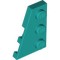 Left Plate 2x3 with Angle Bright Bluish Green