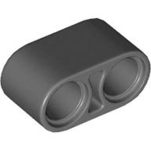 Technic 2M Beam Dark Stone Grey