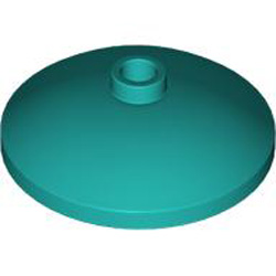 Parabolic Reflector Diameter 24x6.4 Bright Bluish Green