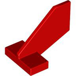 Rudder 2x3x2 Bright Red