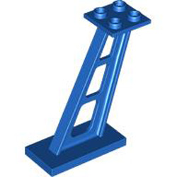 Slanting Standard 2x4/2x2 Bright Blue