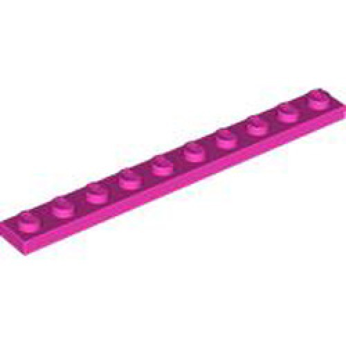 Plate 1x10 Bright Purple