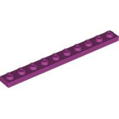 Plate 1x10 Bright Reddish Violet