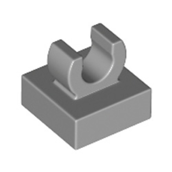 Plate 1x1 with Up Right Holder Medium Stone Grey Plate 1x1 with Up Right Holder Medium Stone Grey