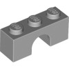 Brick with Bow 1x3 Medium Stone Grey