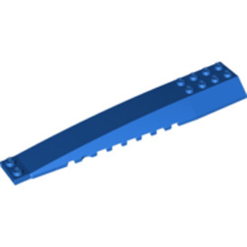 Brick 4x16 with Bow / Angle Bright Blue