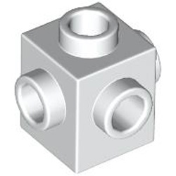 Brick 1x1 with 4 Knobs White