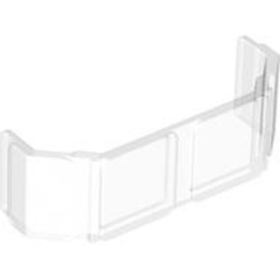 Glass for Trainfront 2x6x2 Transparent White
