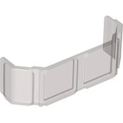 Glass for Trainfront 2x6x2 Transparent Brown