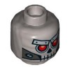 Mini Head Number 2876 Silver Metallic