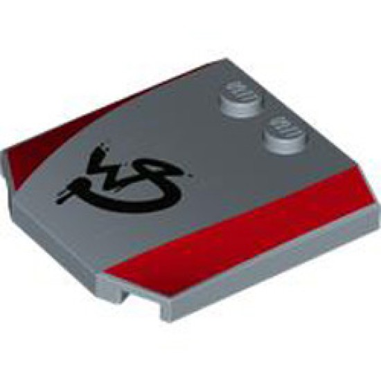 Plate 4x4x2/3 Number 11 Sand Blue