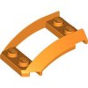 Plate 2x4x1 1/3 with Side Bow Bright Orange