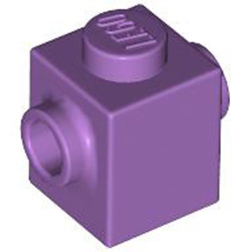 Brick 1x1 with 2 Knobs Medium Lavender