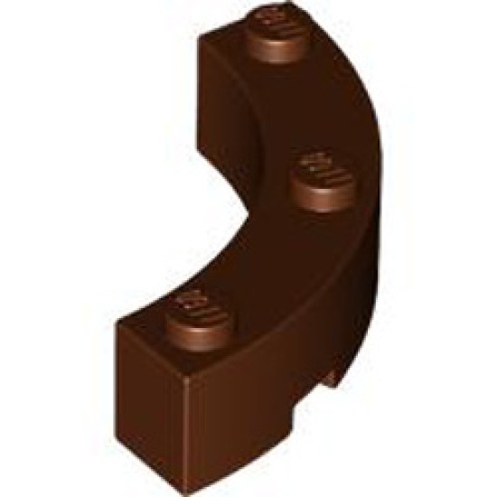 Bow 1/4 4x4x1 Reddish Brown