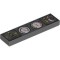 Flat Tile 1x4 Number 28 Dark Stone Grey