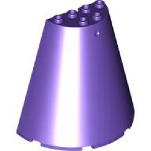 Cone Half 8x4x6 Medium Lilac