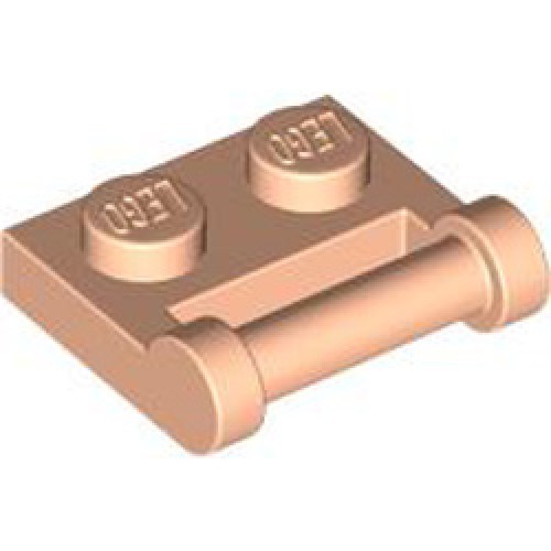 Plate 1x2 with Stick 3.18 Light Nougat
