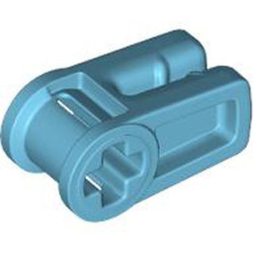 Wire Clip with Cross Hole Medium Azur