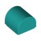 Plate 1x1x2/3 Outside Bow Bright Bluish Green