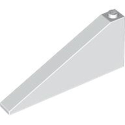 Roof Tile 1x8x3 Degree 25 Number 1 White