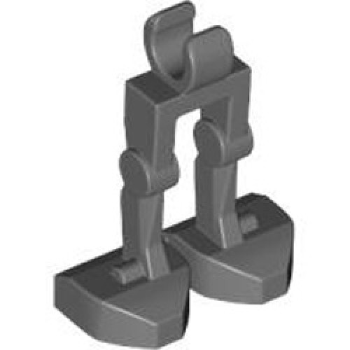 Space Skeleton Leg Dark Stone Grey