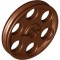 Wedge Belt Wheel Diameter 24 Reddish Brown