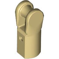 3.2 Shaft with 3.2 Hole Brick Yellow