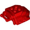 Design Element 4x6x1 2/3 Number 1 Bright Red
