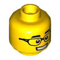 Mini Head Number 2857 Bright Yellow