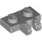 Plate 1x2 with Fork, Vertical (7 Teeth) Medium Stone Grey