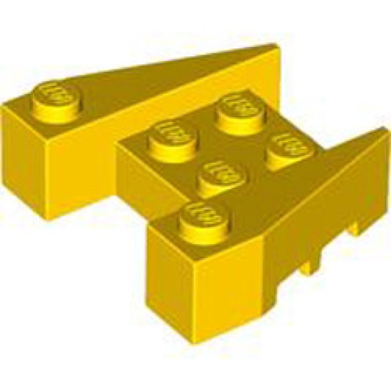 Brick 4x4/18 Degree Bright Yellow