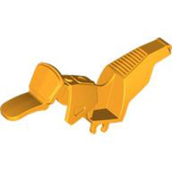 Motorcycle Fairing 1 Flame Yellowish Orange