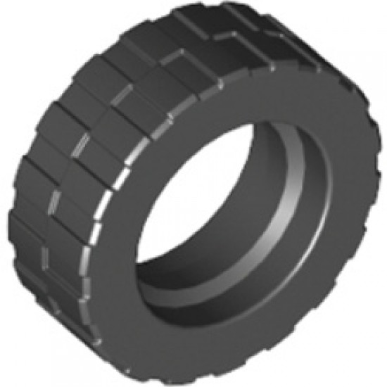 Tyre High Narrow Diameter 17.6 x 6.24 Black