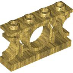 Fence 1x4x2 with 4 Knobs Number 1 Warm Gold