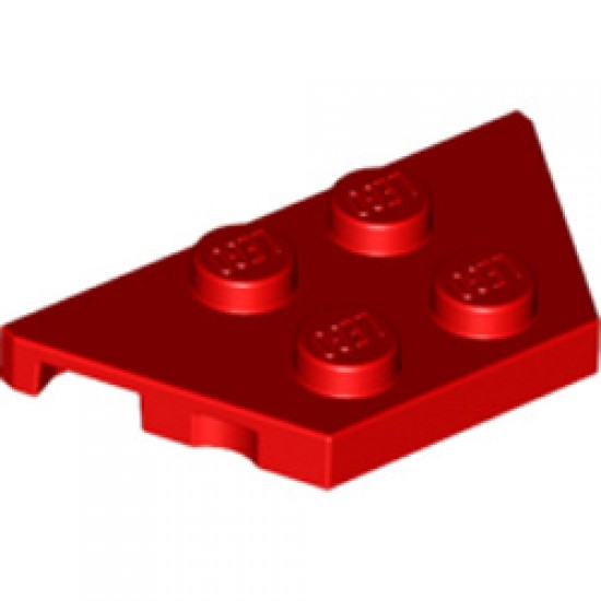 Plate 2x4x18 Degree Bright Red