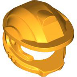 Mini Helmet Number 438 Flame Yellowish Orange